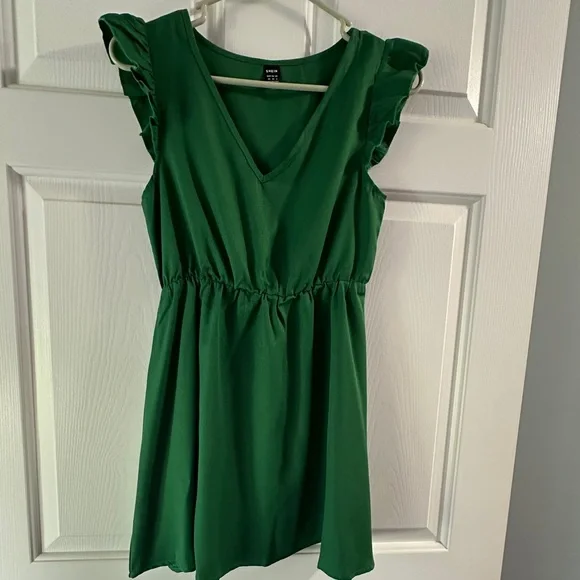 NWOT: 2/$25 Green Mini Dress - Picture 5 of 8
